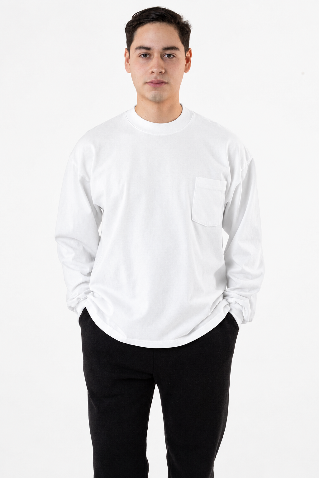 1210GD - 8.5 oz. Heavy Jersey Long Sleeve Boxy Work Shirt